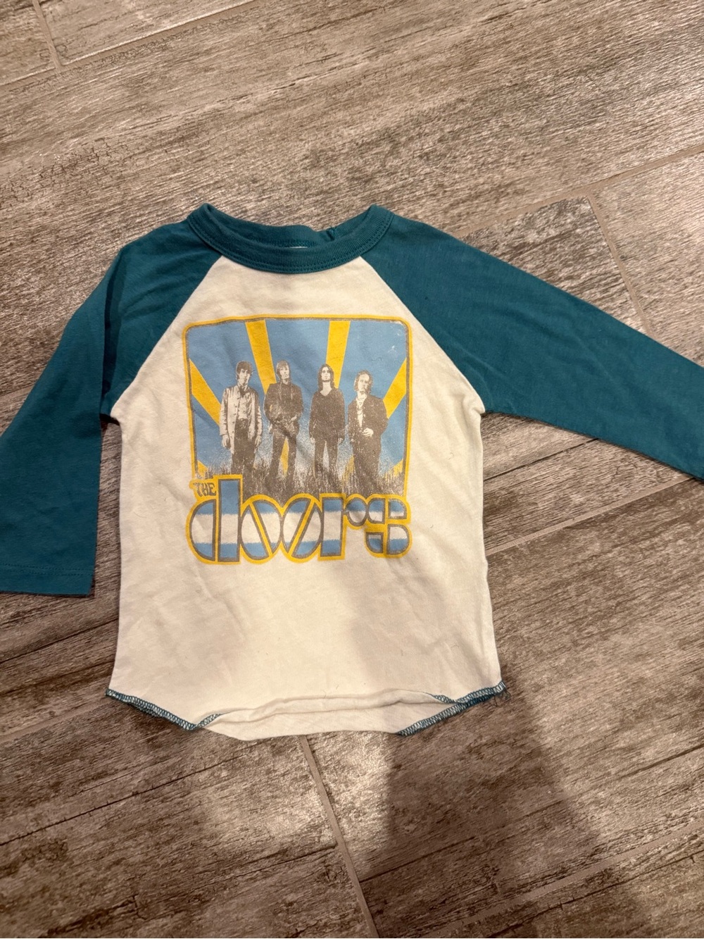 Rowdy Sprout Baby The Doors Retro Long Sleeve Tee - 3/6 months